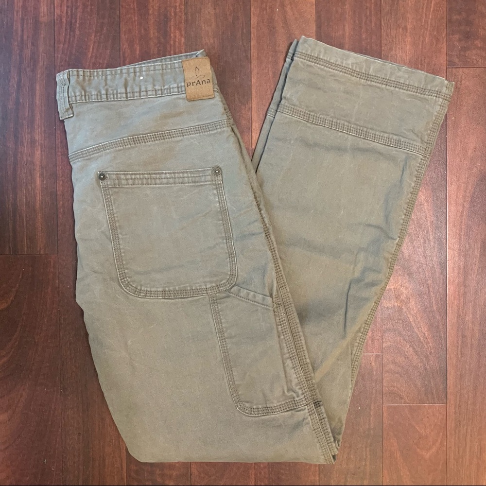 Prana Fleece Lined Cargo Hiking Outdoor Camping Pants